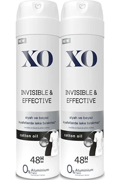 XO Deo 150ml Women Invisible & Effective (2 Lİ SET) ürün görseli 1