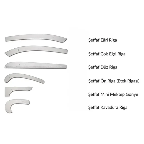 Riga Takımı Plastik (6 Parça) - 1