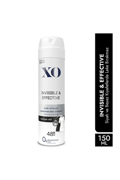 XO Deo 150ml Women Invisible & Effective (2 Lİ SET) - Resim 3