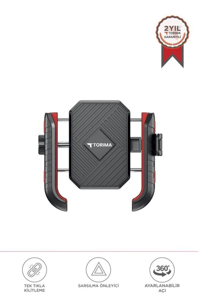 Torima JX-062 Siyah Plastik Motosiklet Telefon Tutucu ürün görseli