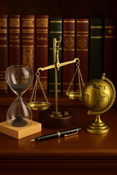 Ofisinize Masaüstü Dekoratif 3’lü Ofis Masa Seti Metal Dünya Küresi Manyetik Kum Saati Pirinç Terazi