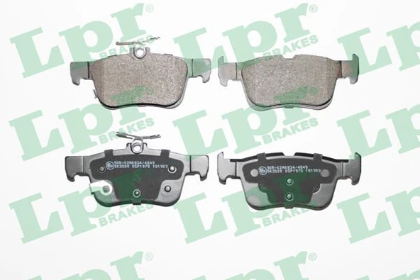 ARKA FREN BALATASI GALAXY III 15> MONDEO V 14> EDGE 15>19 FOCUS IV 17> KUGA III 19>  JX612M007AEC-KTLX612M007AEB ürün görseli