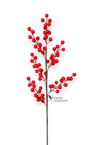 64 cm Yapay Yılbaşı Kokina Dalı - Resim 7