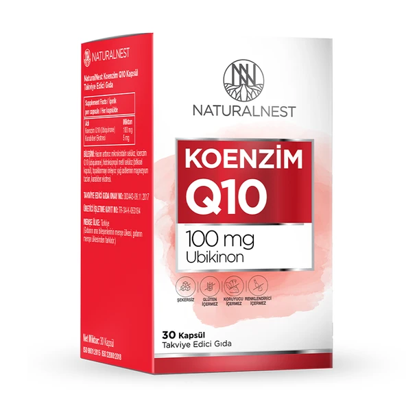 Naturalnest Koenzim Q10 30 Hard Kapsül ürün görseli
