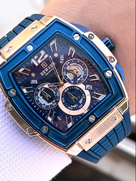 Reward Silikon Kordon İç Fonksiyonlar Aktif 3 Atm Suya Dayanıklı Erkek Kol Saati VS.BLKT.0507 - Resim 2