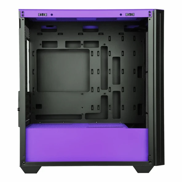 PowerBoost PB-P2252BP USB 3.2 ARGB mATX Mid Tower Siyah Kasa - Resim 3