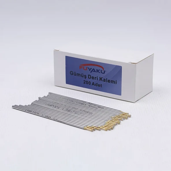 Fuyaku Gümüş Deri Kalemi Metal (200 Adet) - 2