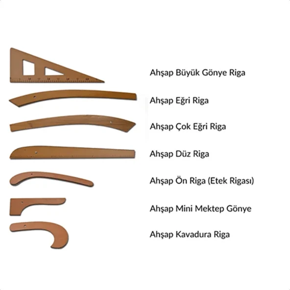 Riga Takımı Ahşap (7 Parça) - 1