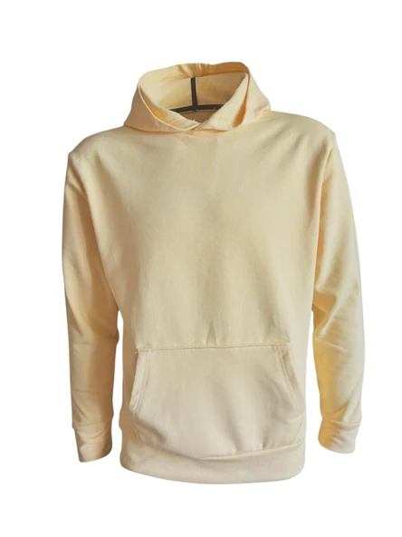 Kapüşonlu Sweatshirt - Sarı ürün görseli