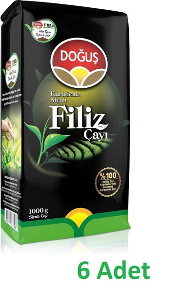 Doğuş Filiz Çay 1000 Gr x 6 adet