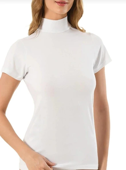 JİBER 562 KADIN MODAL BALIKÇI YAKA YARIM KOL BODY 3 ADET - Resim 6