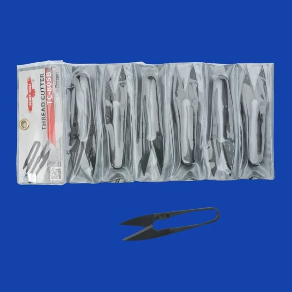 Golden Eagle İplik Temizleme Makası Metal (12 Adet) - 1