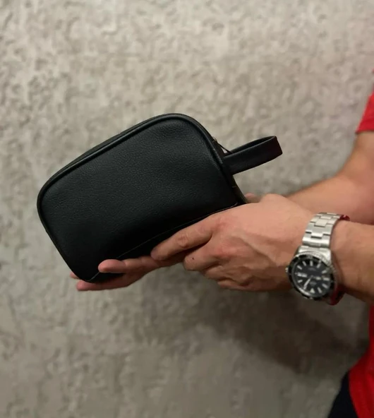 Croc Günlük Kullanım El Çantası - Kişisel Bakım Çantası - Resim 4