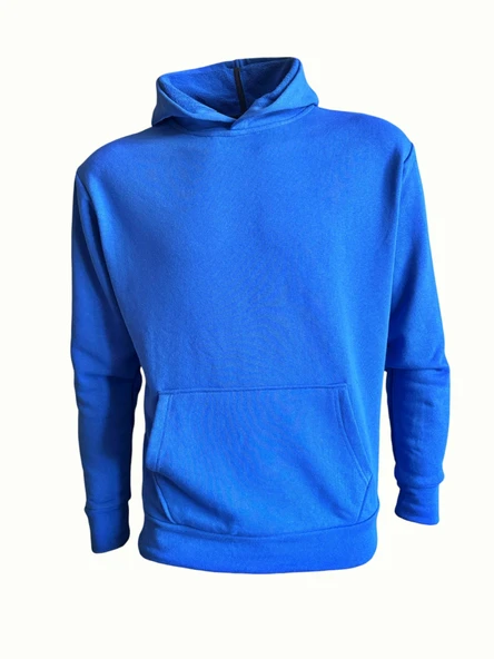 Kapüşonlu Sweatshirt - Sax Mavi ürün görseli