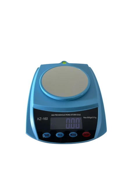 Dijital Göstergeli KZ-160 Mavi Hassas Terazi