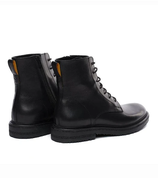 Greyder 18722 Erkek Hakiki Deri Fermuarlı Mılıtary Postal Bot - 4