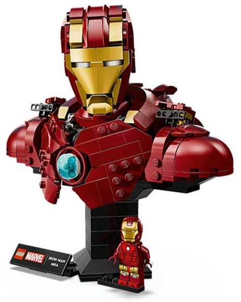 Lego Marvel Iron Man MK4 Büstü 76327 - 4
