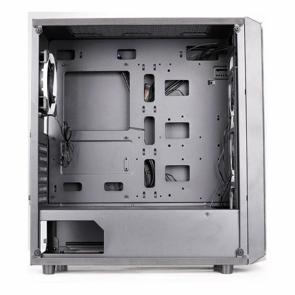 PowerBoost X58 USB 3.2 RGB ATX Mid Tower Siyah Kasa - Resim 5