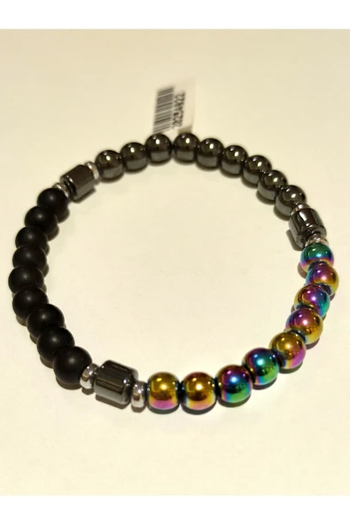 Monalisa Home Renkli Elastik Lüks Figürlü Gösterişli Taş Bileklik ürün görseli 1