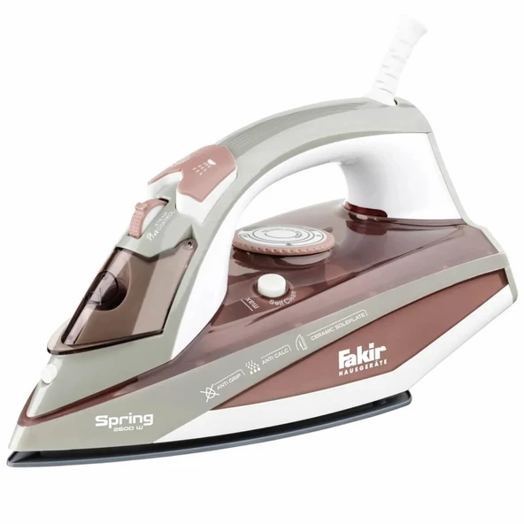 Fakir Spring 2600W Seramik Taban Buharlı Ütü