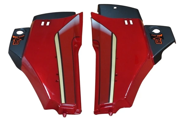 Honda CGL 125 Yan Kapak Seti Kırmızı – Kaporta Grenaj Takımı - Resim 3