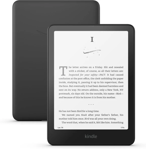 Amazon Kindle Paperwhite | 2024 | 12. Nesil | 16 GB | 7" Siyah Reklamsız