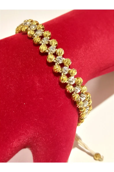 Monalisa Home Gold Renk Lüks Figürlü Gösterişli  Bileklik ürün görseli 1