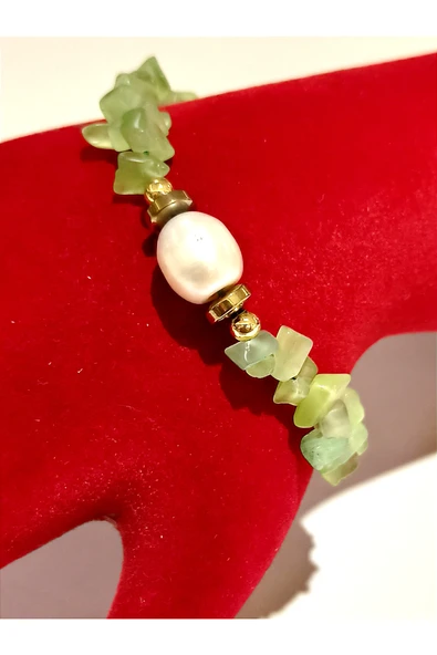 Monalisa Home  Lüks Gösterişli Renkli Doğal Taş Bileklik ürün görseli 1