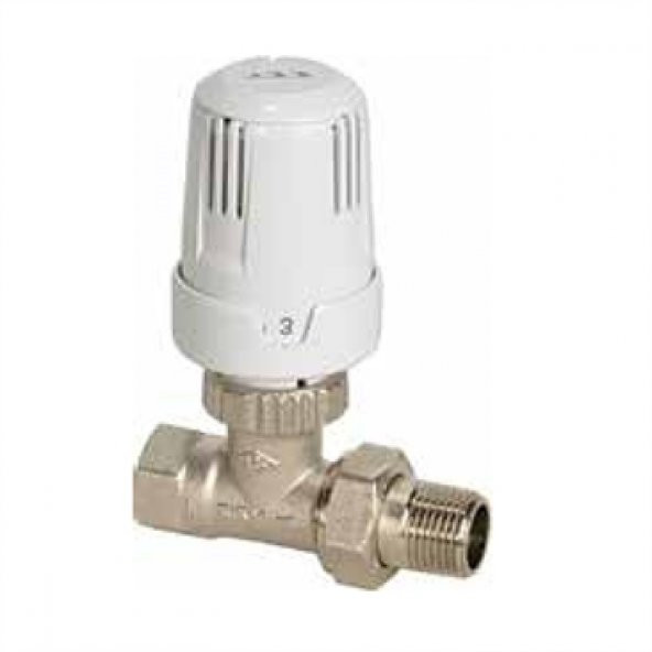 Eca 1/2 Termostatik Radyatör Valfi Düz Trv3 602120532