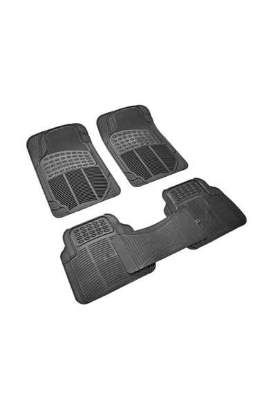 Carub Universal 5 Parça Paspas Siyah Badem Model - 1