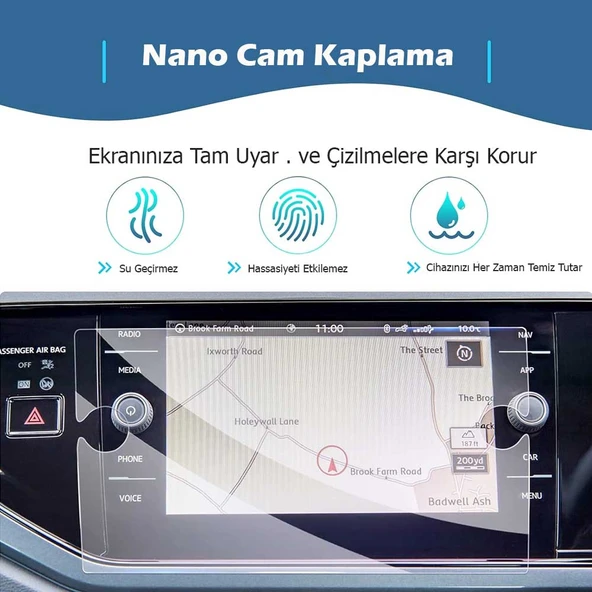 Volswagen Taigo Multimedya Nano Ekran Koruyucu - 5