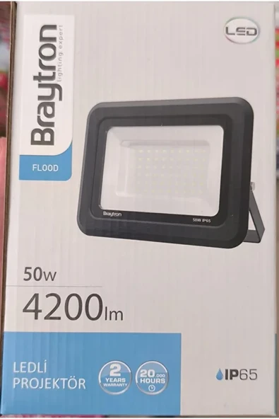 50W LED Projektör  4200 Lümen, IP65 Su Geçirmez, Dış Mekan Aydınlatma - 3