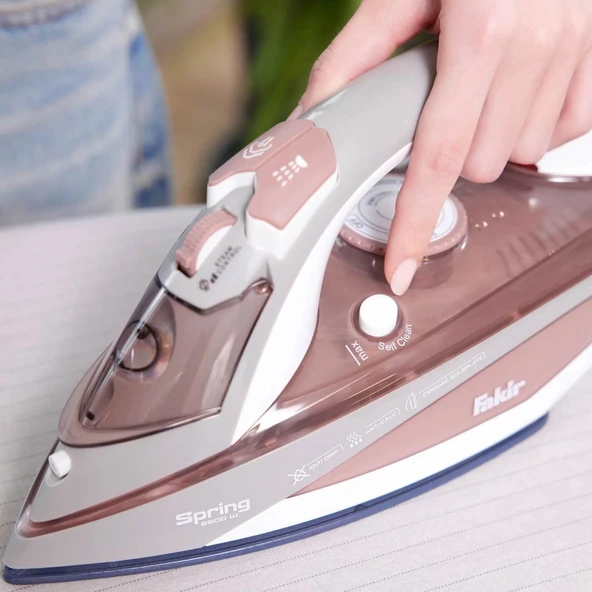 Fakir Spring 2600W Seramik Taban Buharlı Ütü - 6