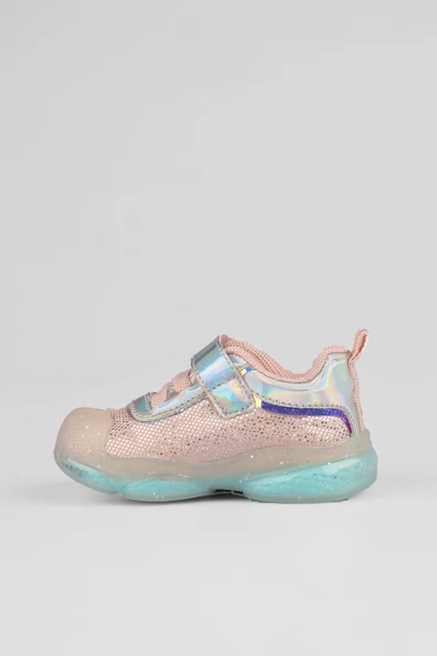 Vicco Pety Kız Çocuk Simli Işıklı Spor Ayakkabı 346.B25K.259 - 2