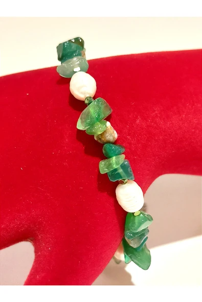 Monalisa Home  Lüks Gösterişli Renkli Doğal Taş Bileklik ürün görseli 1