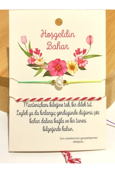 Monalisa Home Renkli Gösterişli Ayarlanabilir Taş Figürlü Marteniçka Bileklik