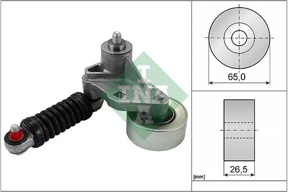 ALTERNATÖR GERGİ RULMANI KÜTÜKLÜ P206 1.4i-1.6i-16 16V 98- -XSARA 1.4i-1.6-1.6 16V 97-05 5751.52-96218349 ürün görseli