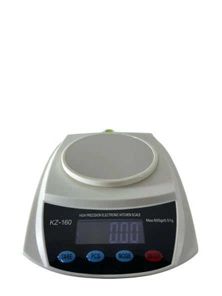 Dijital Göstergeli KZ-160 Bej Hassas Terazi