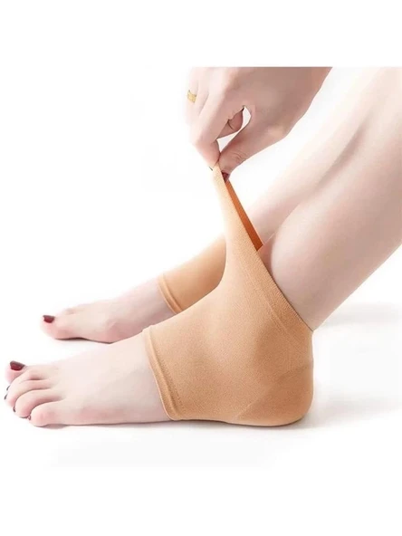 Silikon Topuk Nemlendirici Çorap - 4