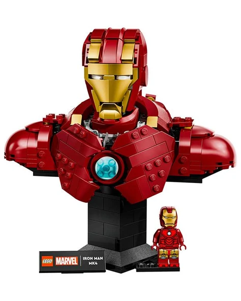 Lego Marvel Iron Man MK4 Büstü 76327 - 2
