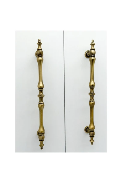 Şehzade Antik Sarı Mobilya Dolap Mutfak Çekmece Kulpu 96 Mm (9,6 Cm) 2 Adet - Resim 6