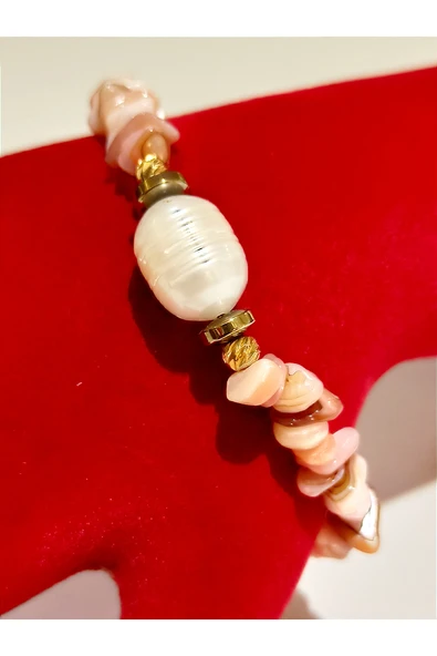 Monalisa Home  Lüks Gösterişli Renkli Doğal Taş Bileklik ürün görseli 1