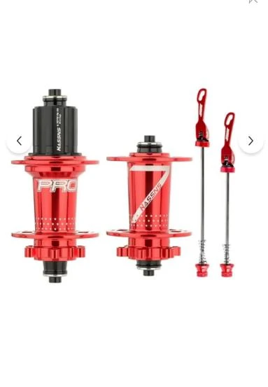 BİKE SKY  HASSN'S PRO 7 32H Kırmızı  Ön-Arka Jant Göbek Takımı, Göbek Seti - 3