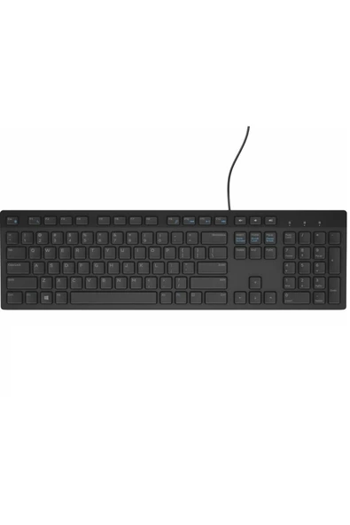 Dell KB216 Türkçe F Kablolu Klavye Siyah 580-ADGO ürün görseli 1