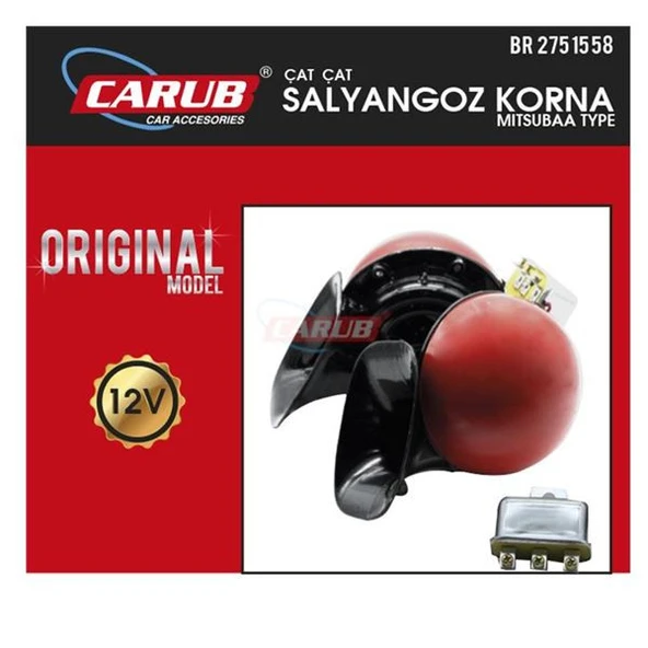 Carub Korna 12V Çat-Çat Salyangoz Tip Orijinal Model - 4