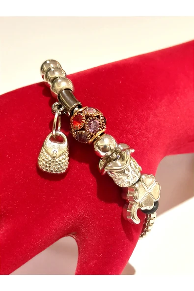 Monalisa Home Renkli  Lüks Figürlü Gösterişli  Bileklik ürün görseli 1