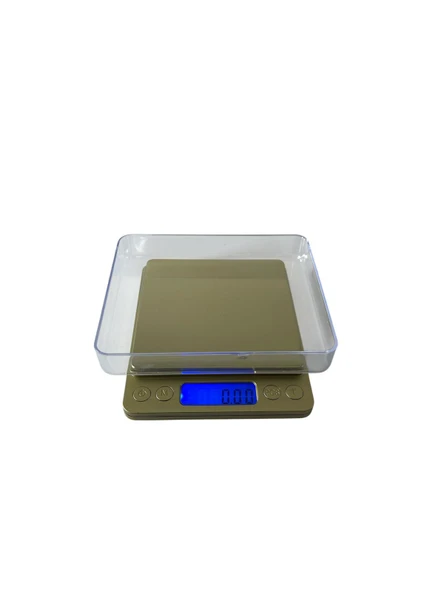 Kare Laboratuvar ve Kuyumcu Hassas Terazi 500 gr Hassasiyet  0.01