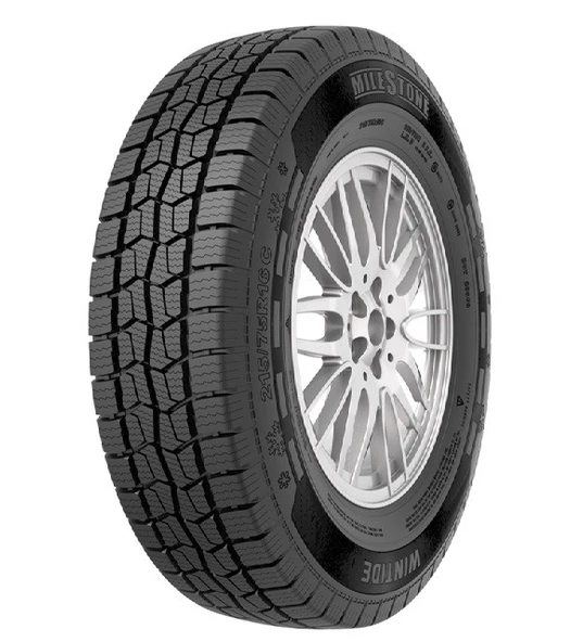 Milestone 195/75 R16 C TL 107/105R 8PR WINTIDE Hafif Ticari Kamyonet Kış Lastiği (Üretim Tarihi:2025) ürün görseli 1