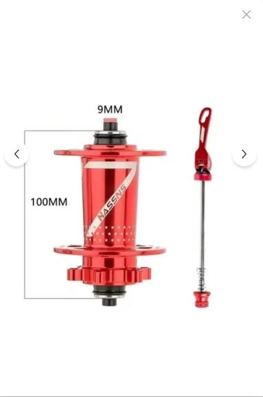 BİKE SKY  HASSN'S PRO 7 32H Kırmızı  Ön-Arka Jant Göbek Takımı, Göbek Seti - 5