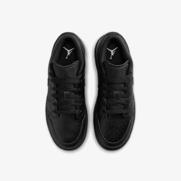 NİKE Jordan Air 1 Low Genç Çocuk Siyah Spor Ayakkabı - 5